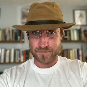 Vintage Filson tin cloth hat